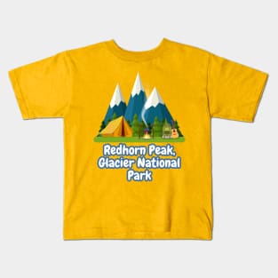 Redhorn Peak, Glacier National Park Kids T-Shirt